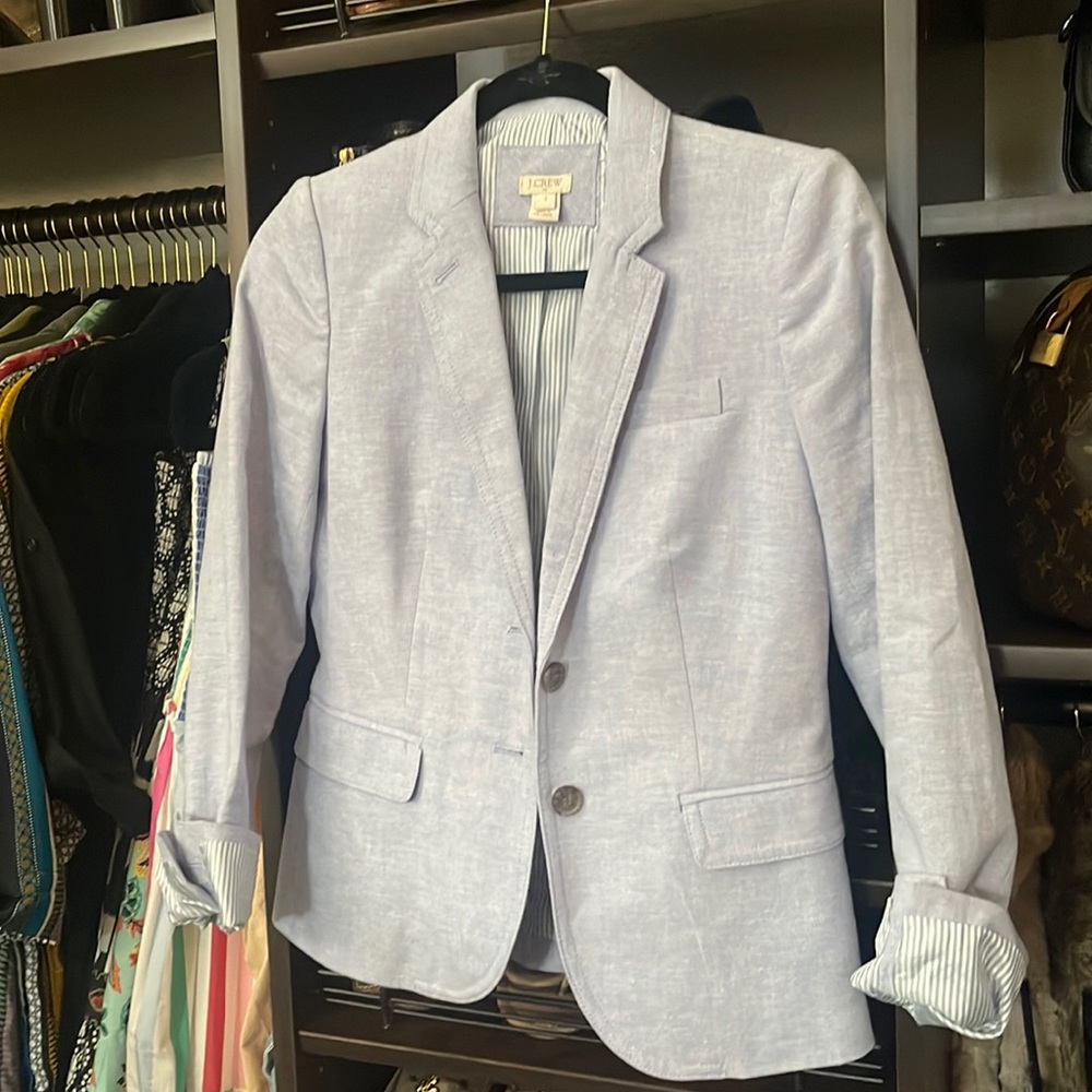 J Crew linen blazer